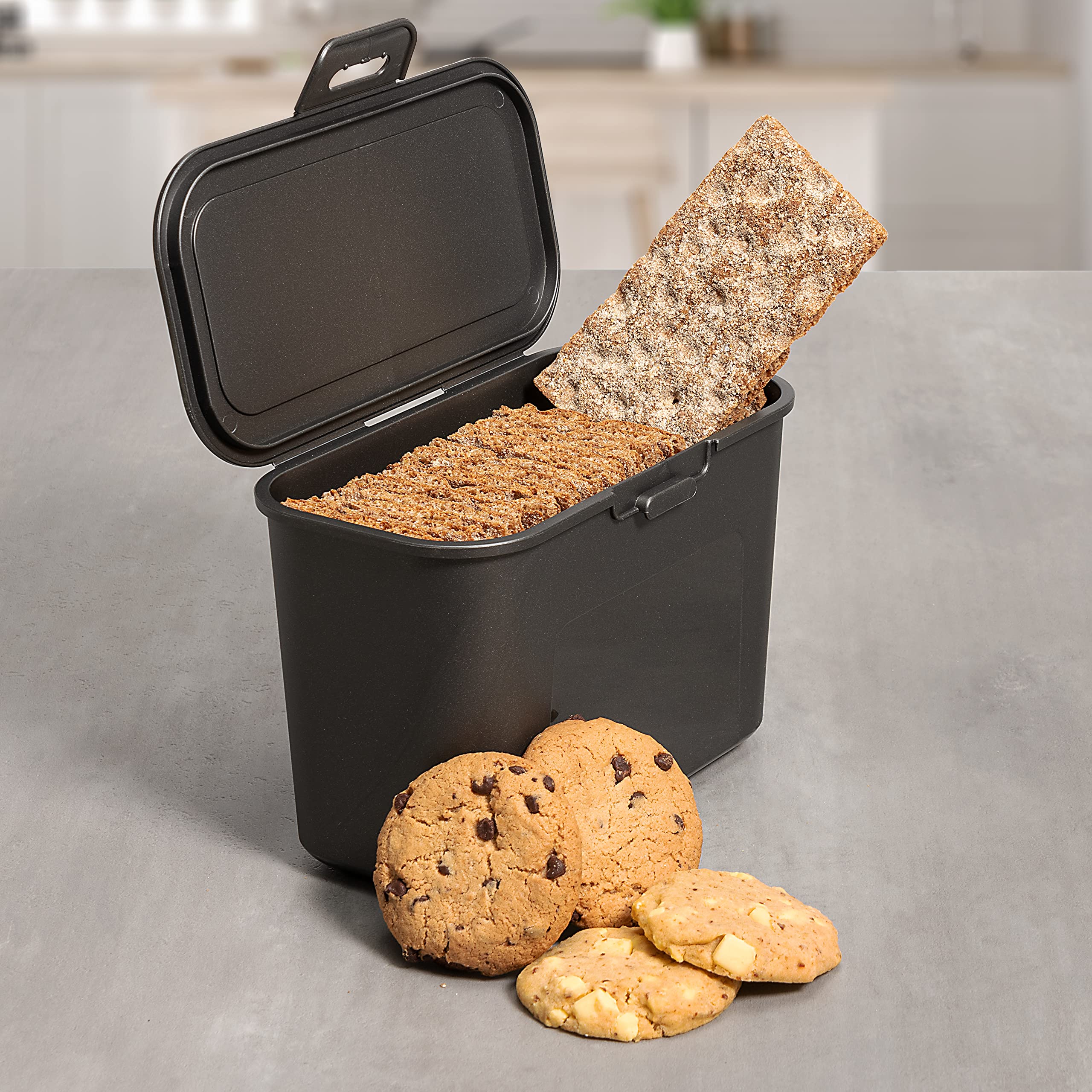 Große Brotbox Mit Holzdeckel & 2 Brotbeuteln | Aufbewahrung Für Sauerteigbrot