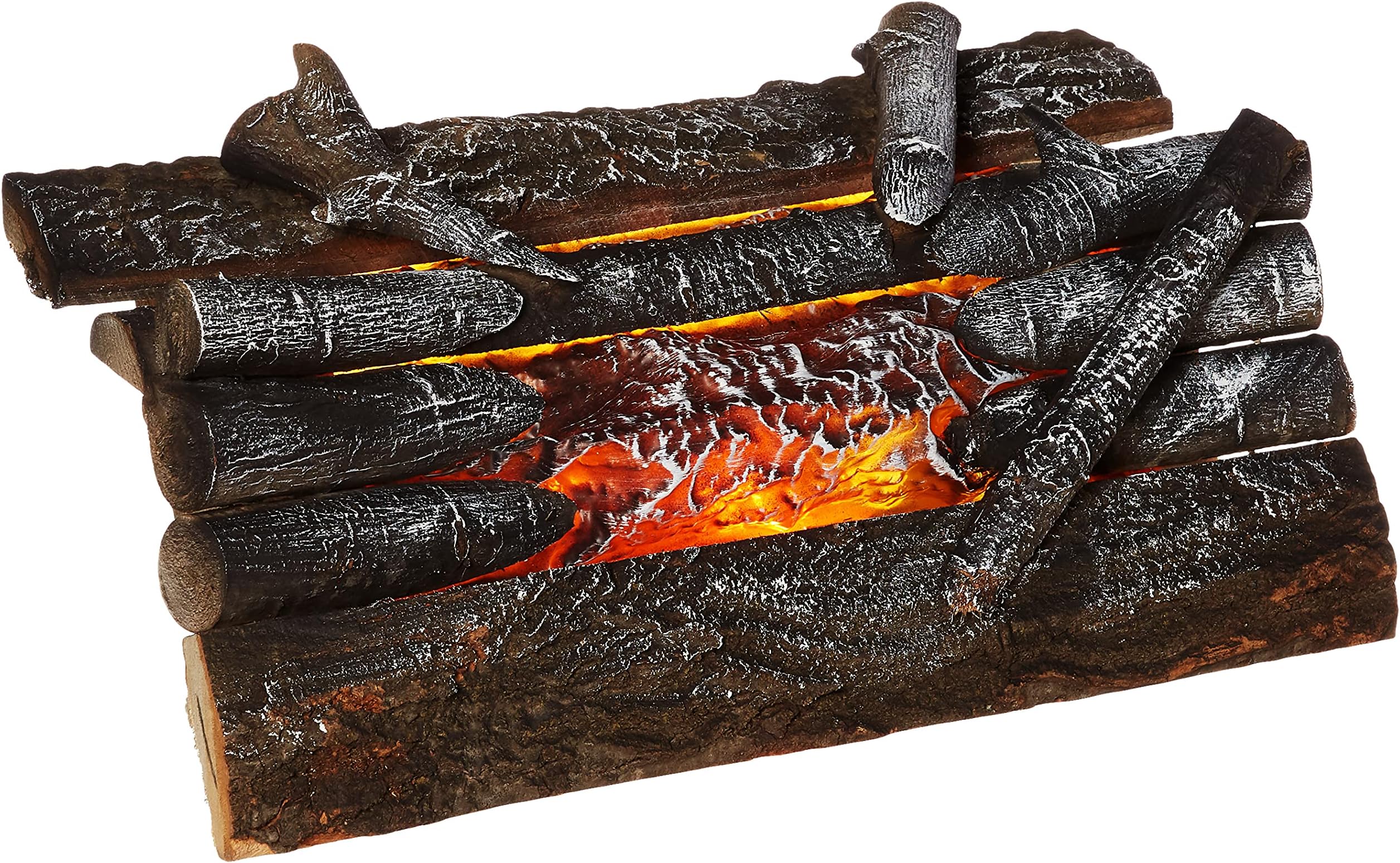 Pleasant Hearth 20" Electric Crackling Natural Wood Log