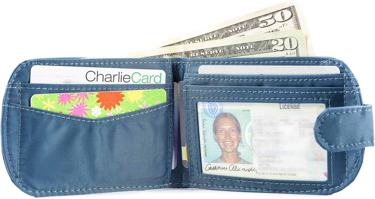 Big Skinny Women's Taxicat Bi-Fold Slim Wallet, Holds Up to 25 Cards