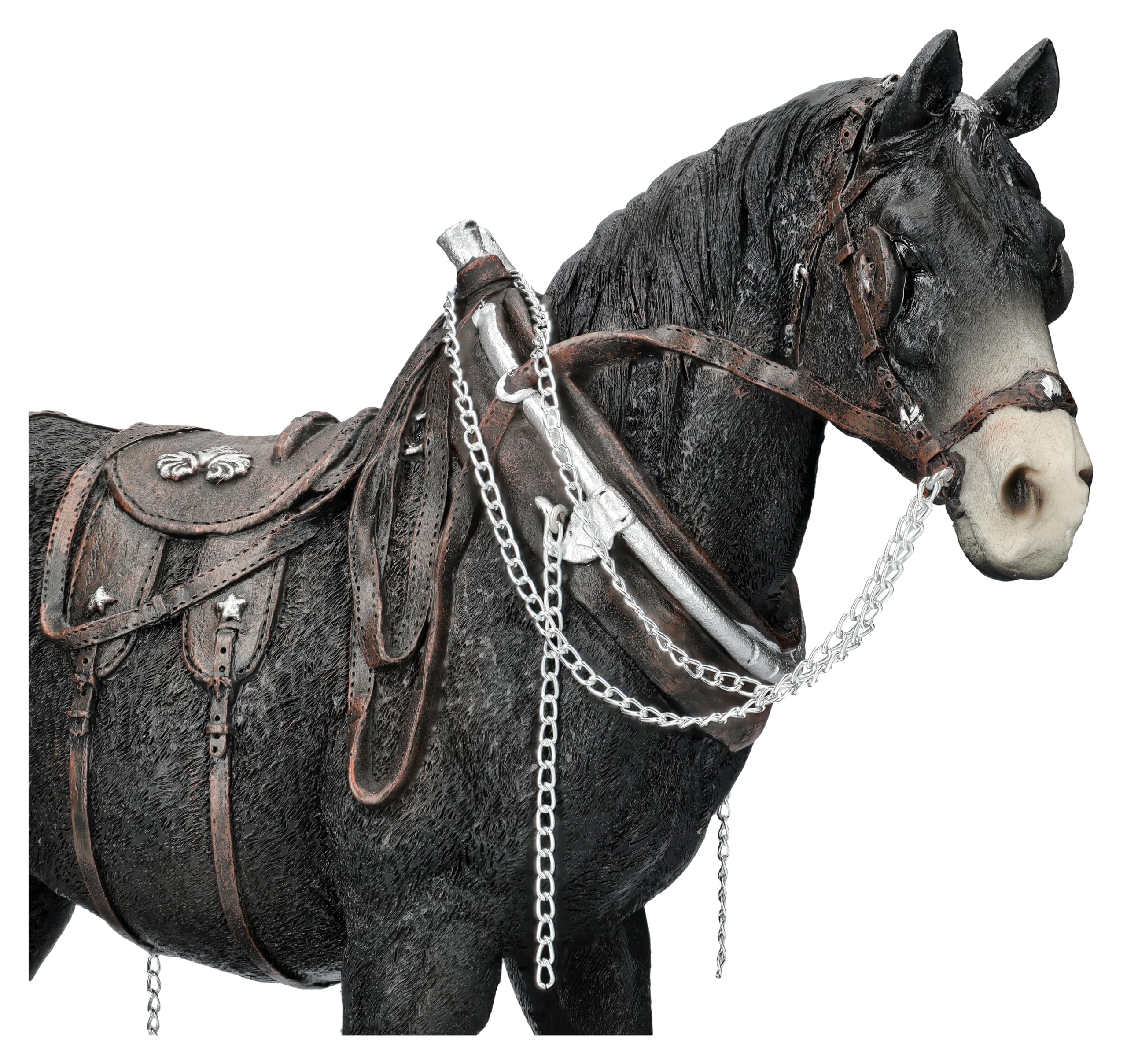 Collecta Cavalla Percheron Grigio Macchiato – Figura In Scala XL, Dipinta A Mano, +3 Anni