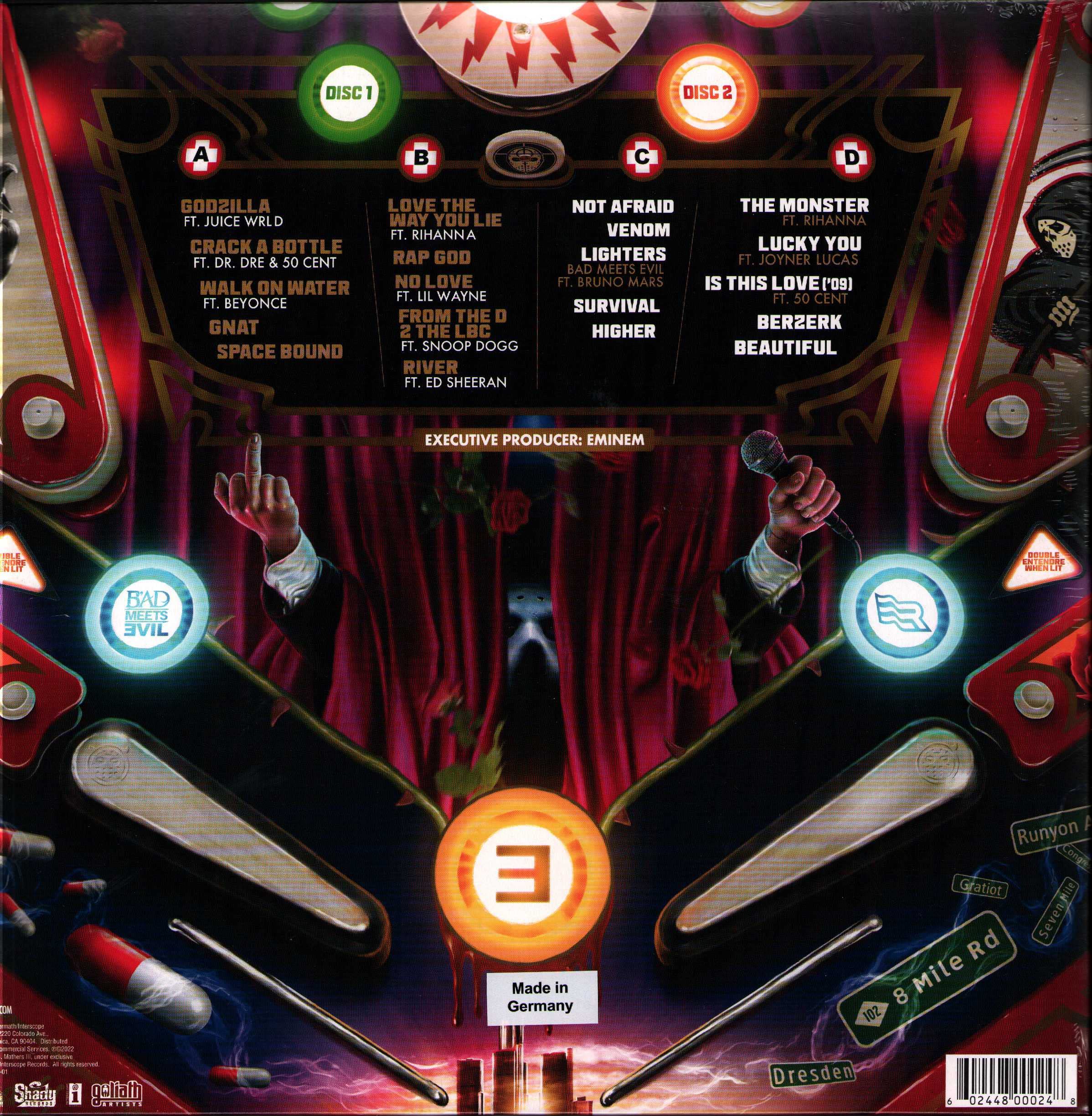 Curtain Call The Hits - Best Of Vol. 1 et Vol. 2 - Eminem Greatest Hits Album Bundling