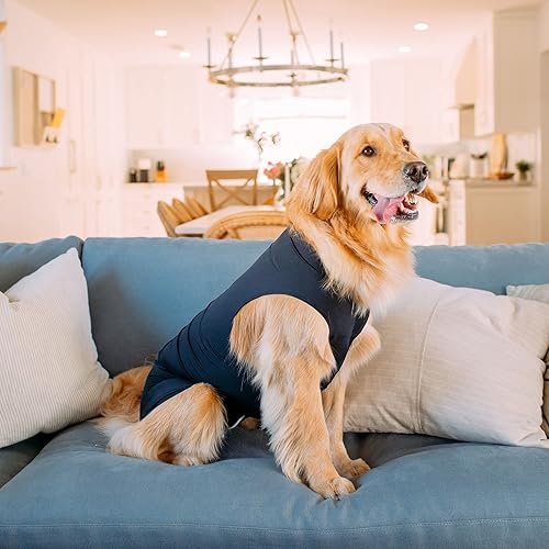 Miniatura 8 de Shed Defender Traje de recuperación para perros  Visto en Shark Tank, mameluco para perro poscirugía, aprobado por veterinarios, camisa de ansiedad,