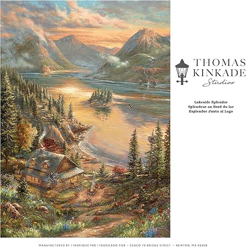 Miniatura 6 de Ceaco - Thomas Kinkade - Lakeside Splendor - Rompecabezas de 1000 piezas