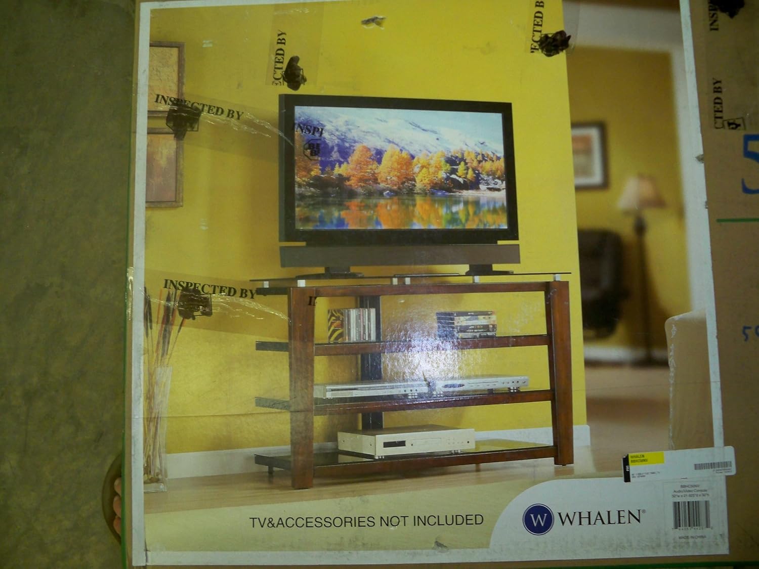 Whalen 50" Tv Stand Home & Kitchen