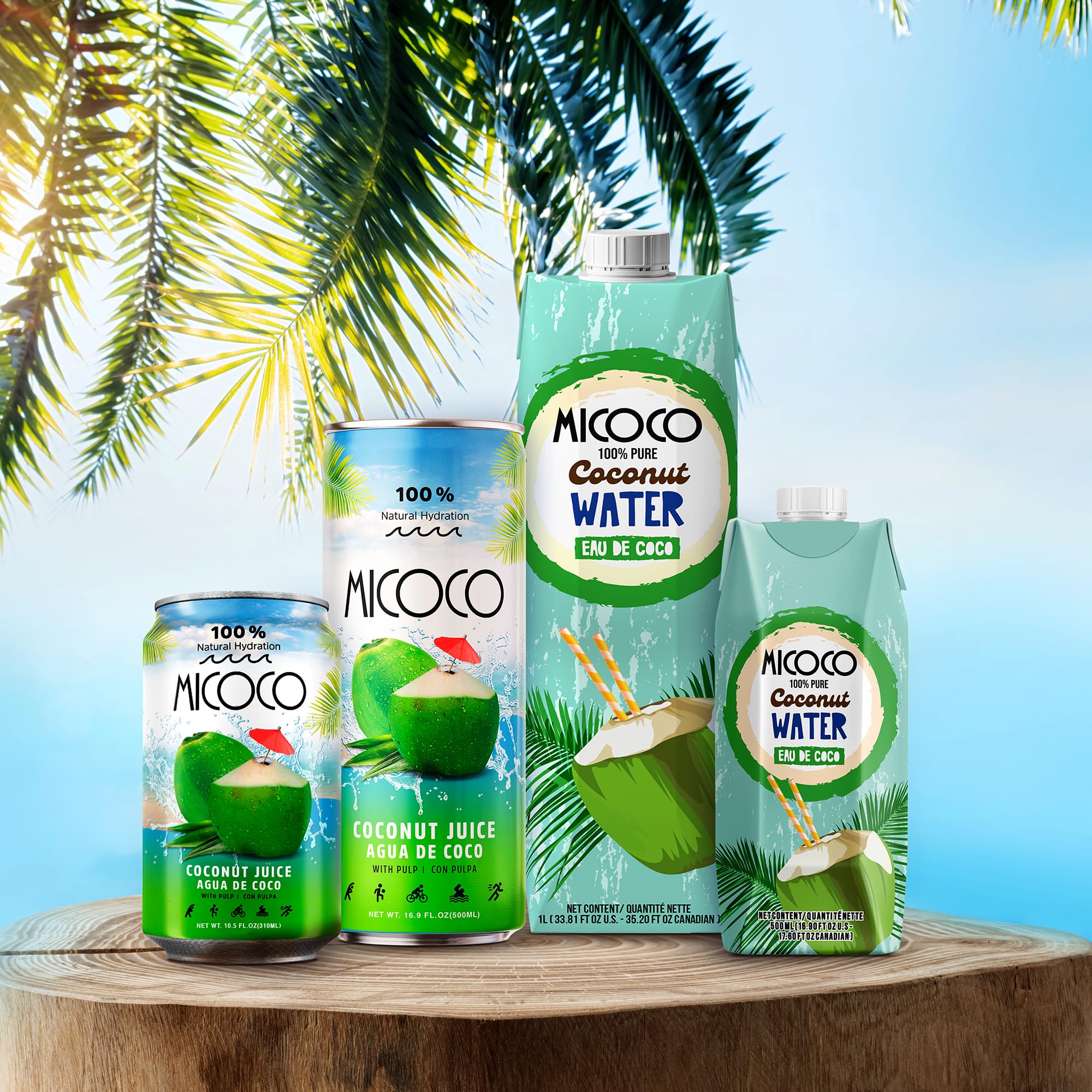 Amazon.com : MICOCO Coconut Juice, 60% Juice, With Pulp, 16.9 Fl
