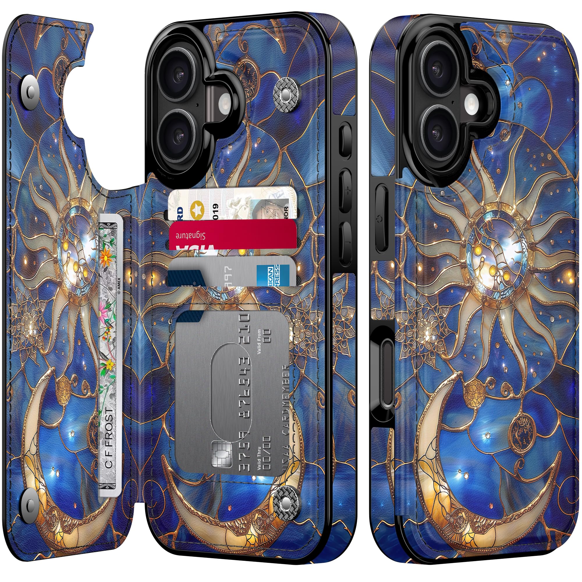 Coque antichoc iPhone 16 Plus avec blocage RFID et béquille intégrée - 8