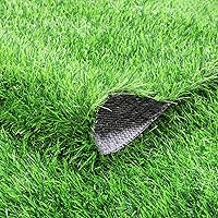 Fasmov 3.2x6.5 ft Realistic Artificial Grass Rug - Thick Fake Turf Pet Mat for Patio Deck Balcony Indoor Outdoor Use