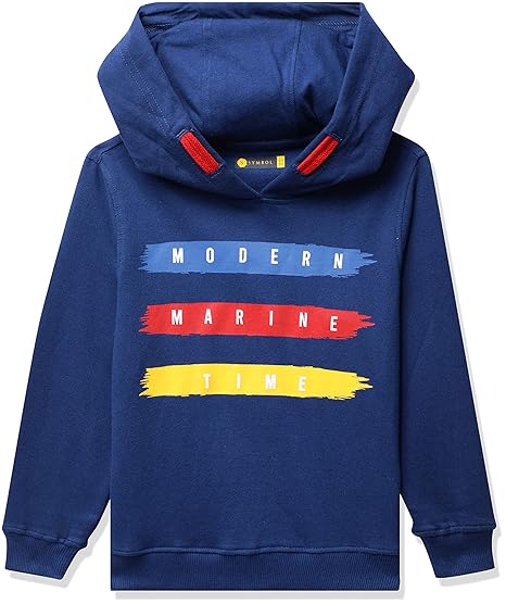 Amazon Brand - Symbol Boys Hooded Sweatshirt