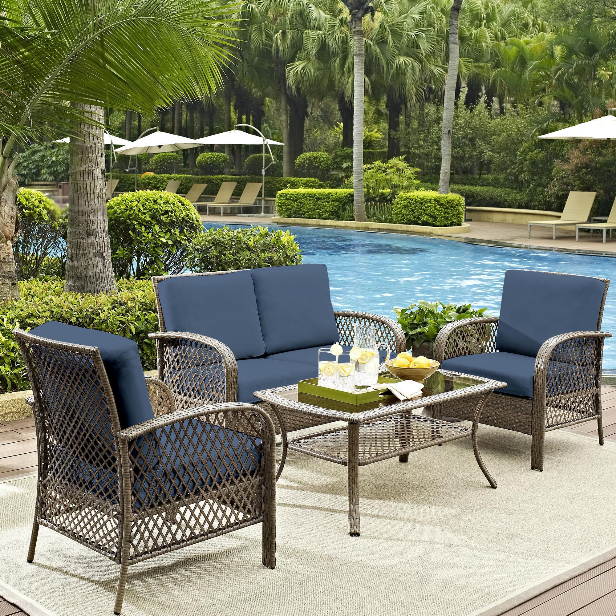 Outdoor Stretch Cushion Covers Patio Cushion Covers Replacement