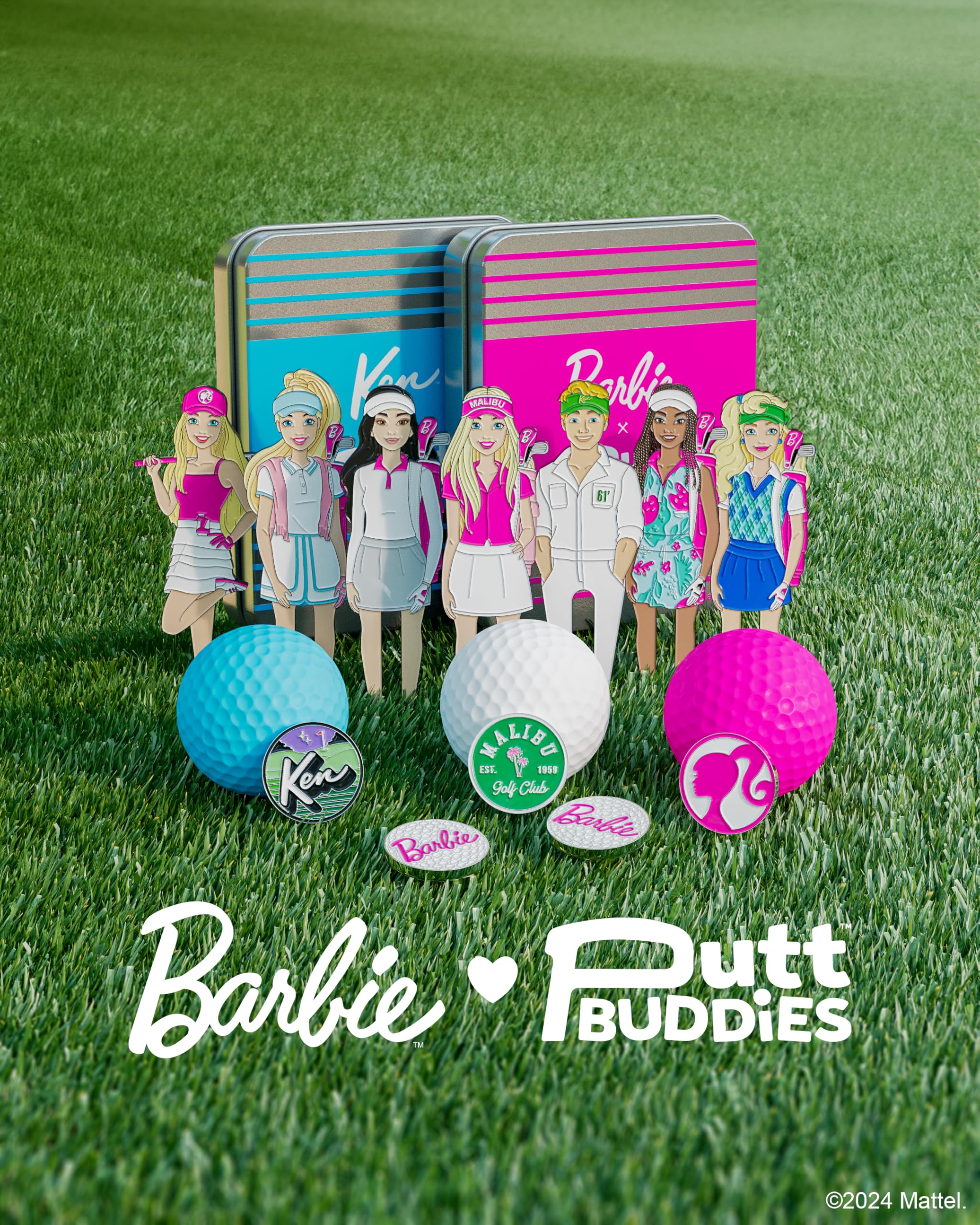 Amazon | Barbie x PuttBuddies Caddy Ken ゴルフディボットツール