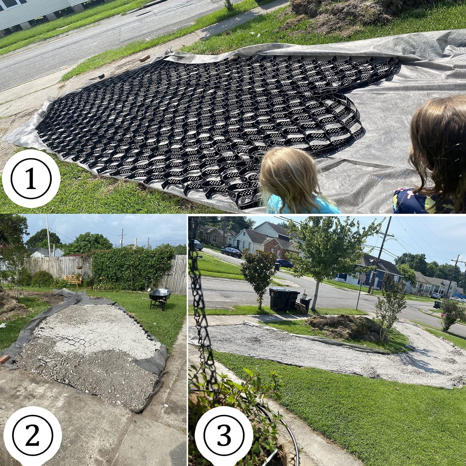 Large Block Retaining Wall Slope