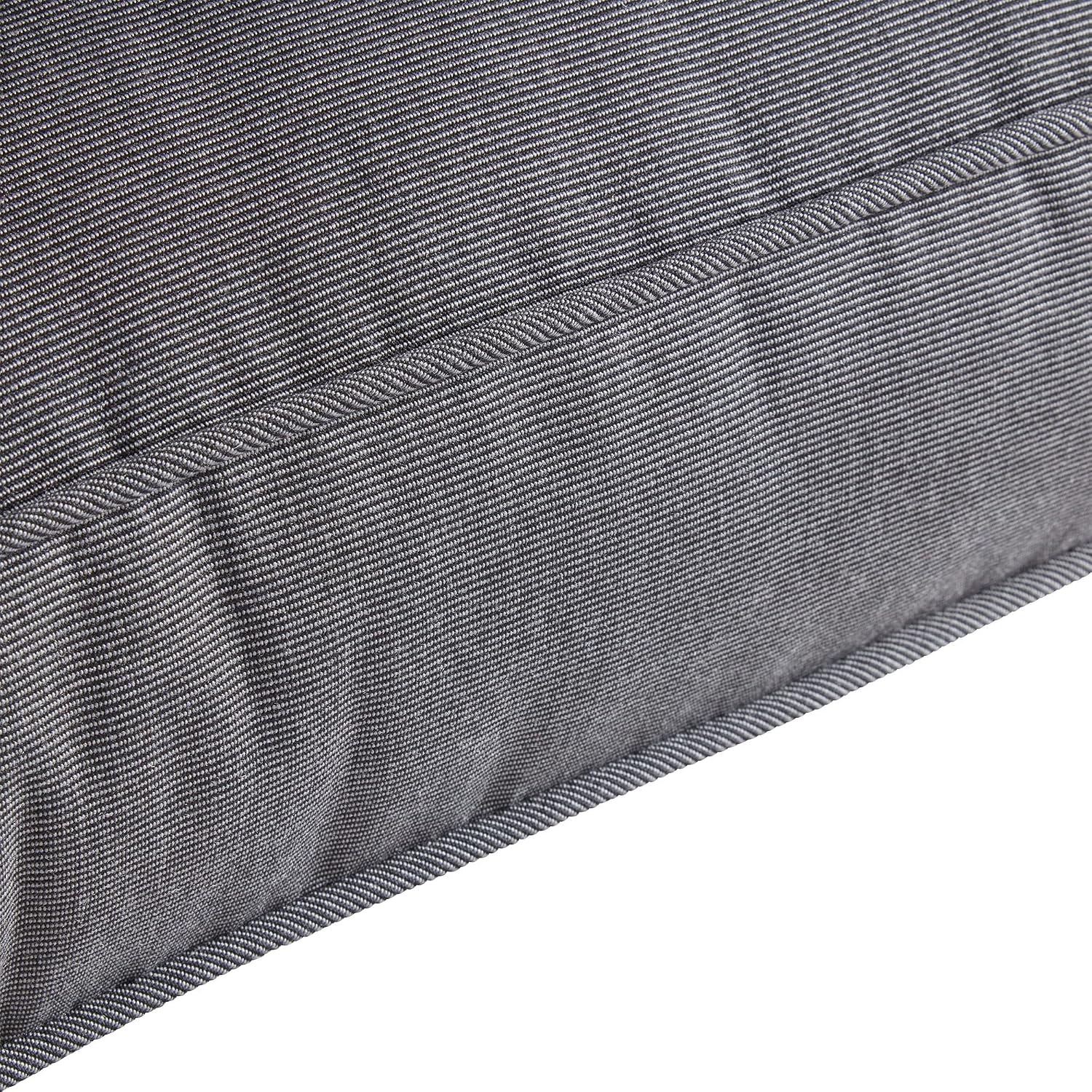 South Pine Porch Coal Sunbrella Fabric 2-Piece Deep Seat Cushion Set