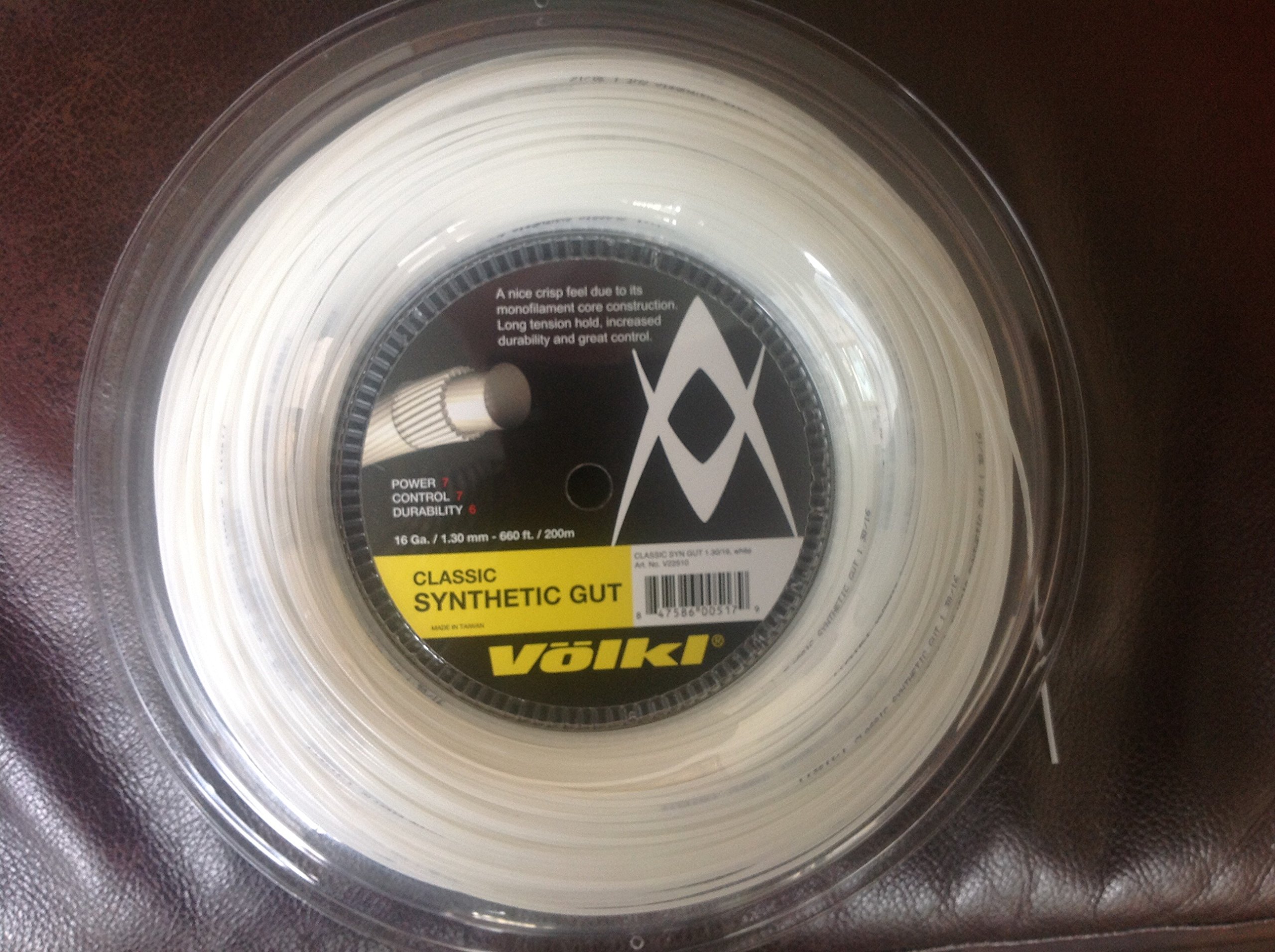 Volkl Classic Synthetic Gut Tennis String - 200m Reel