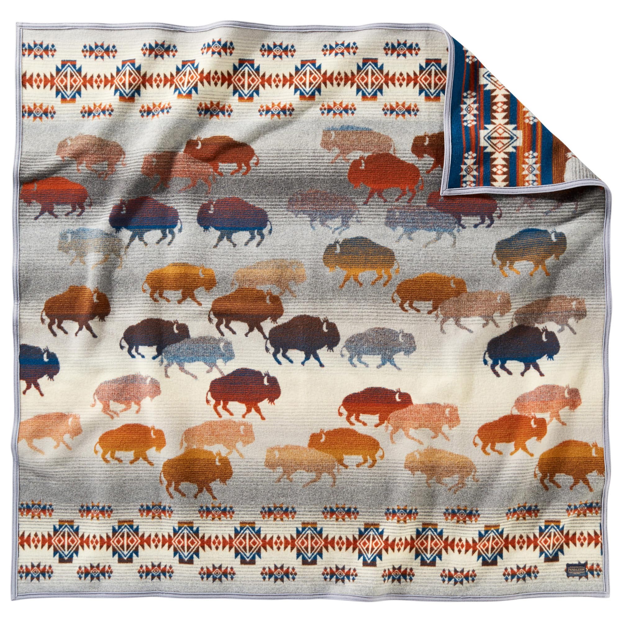 Pendleton Jacquard Throw (Prairie Rush Hour Grey)