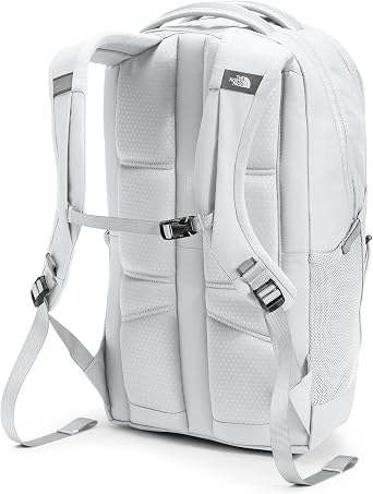 THE NORTH FACE Women's Jester Luxe Everyday Laptop Backpack, Tnf Black Heather/Burnt Coral Metallic, One Size, Classic