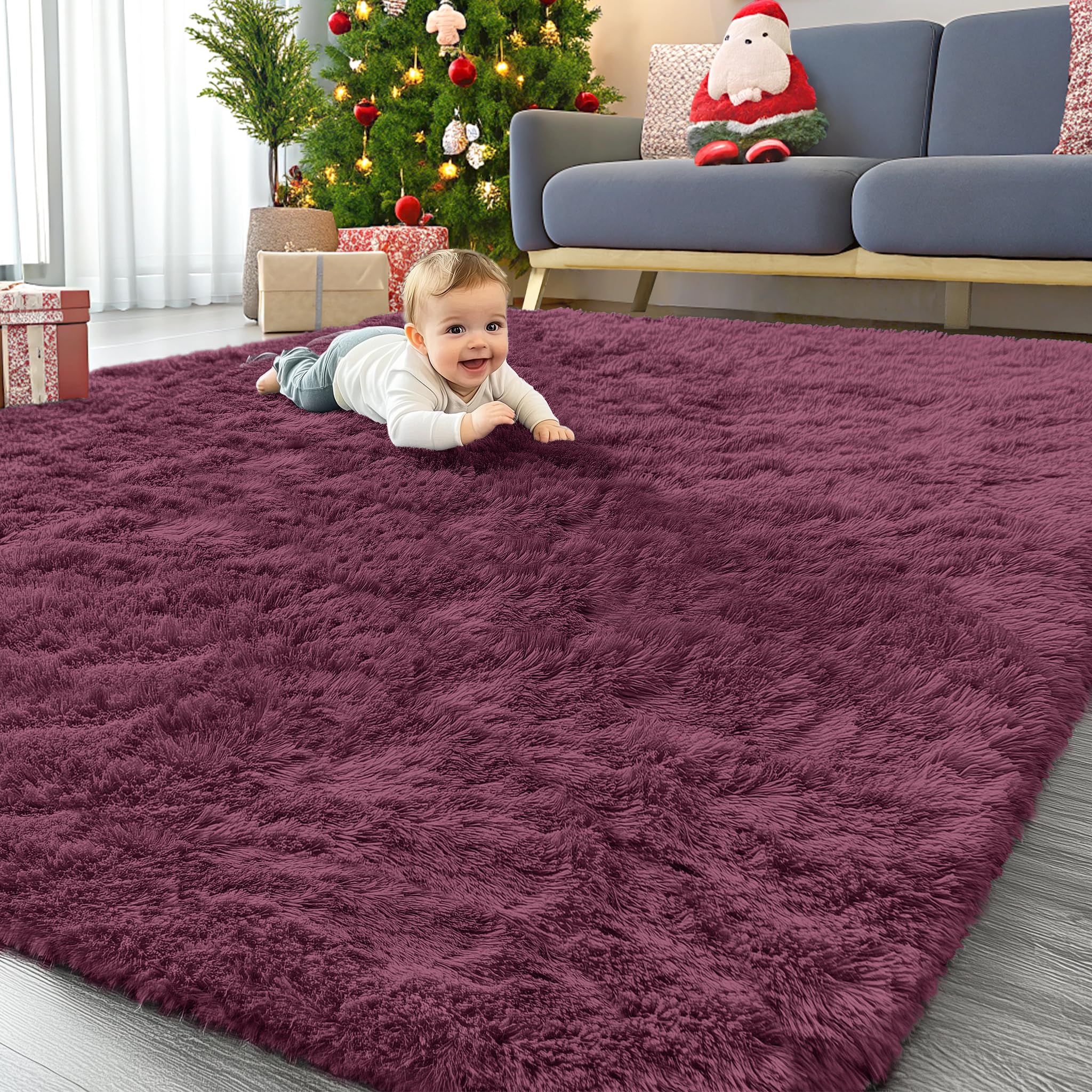 Photo 1 of OLANLY 6x9 Ft Machine Washable Area Rug