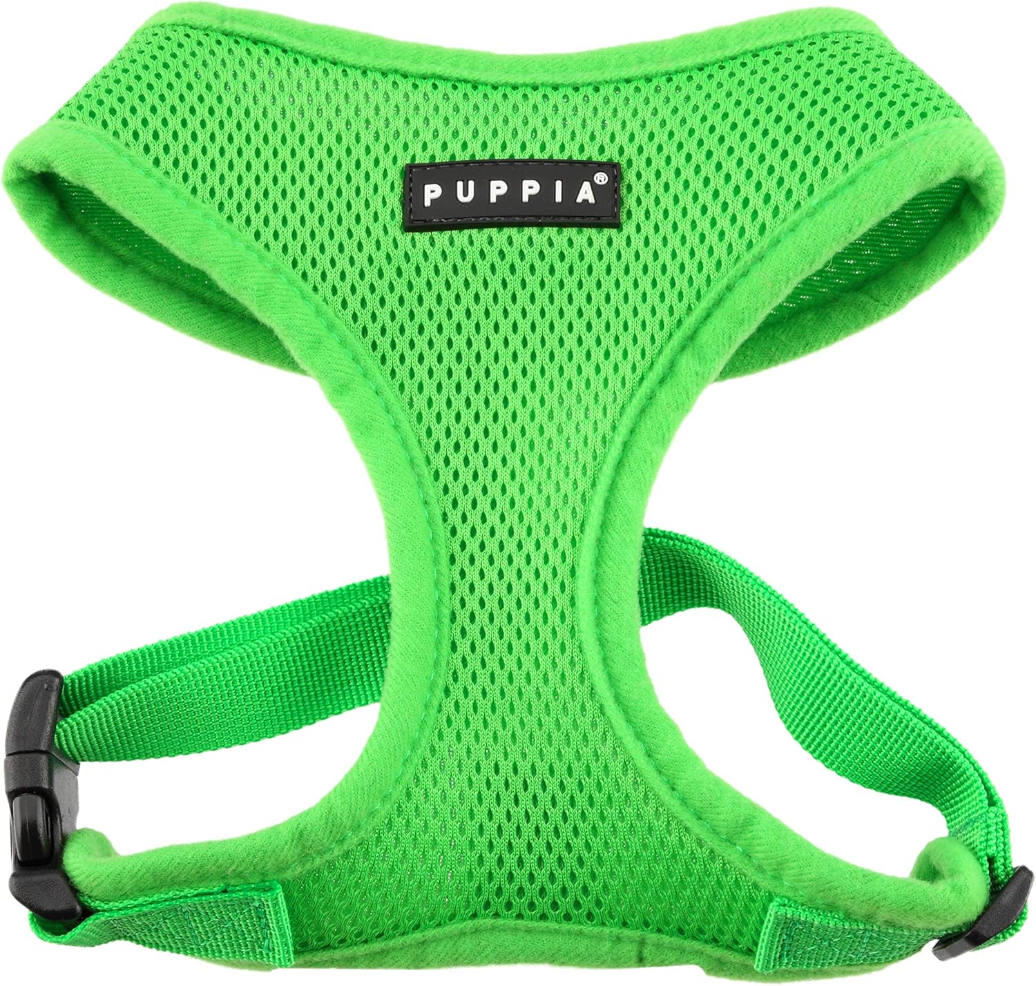 Puppia Soft Harness, M, Green, Medium