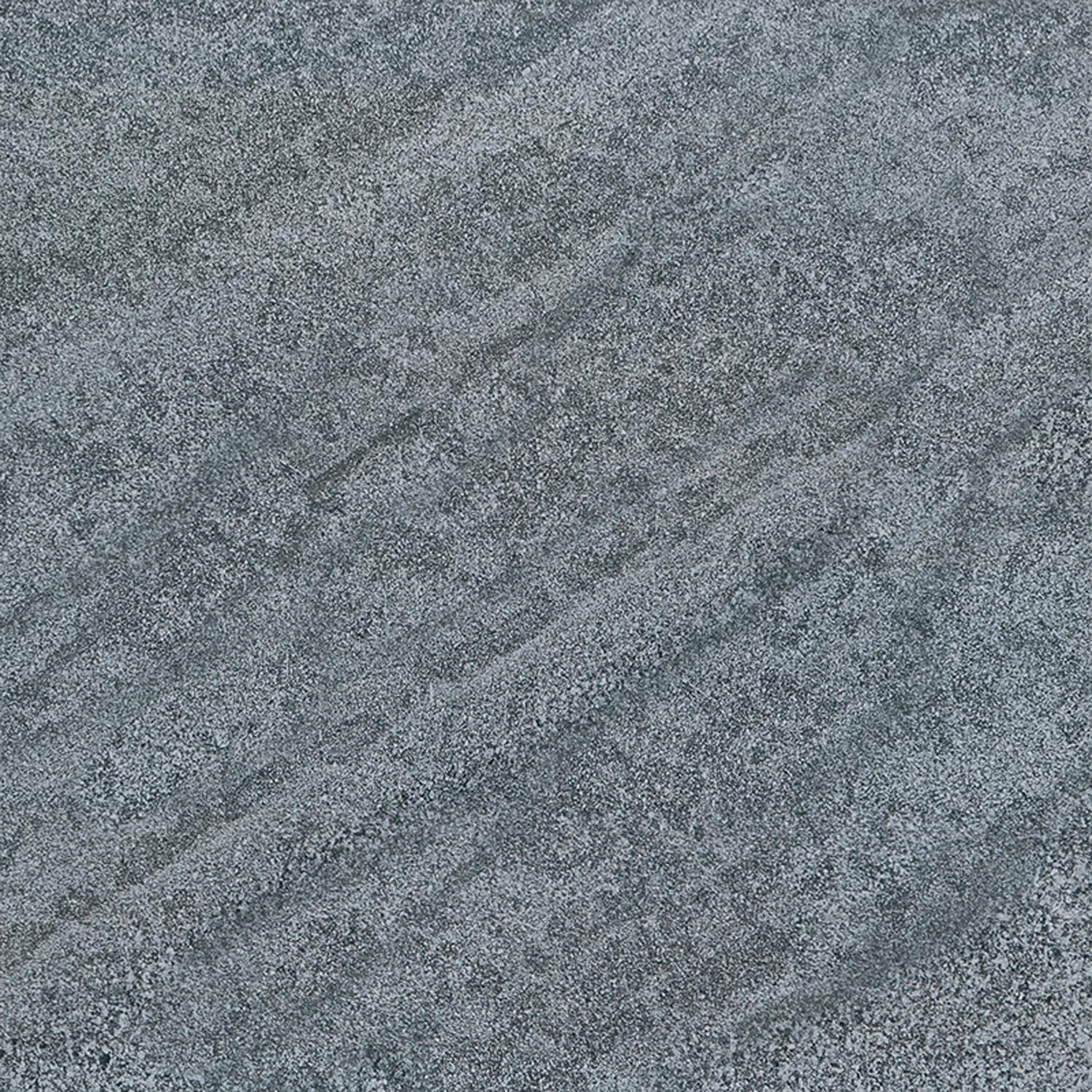 Johnson Endura - Lithic Nero Super - Glazed Vitrified Tile, EDC Wall & Floor Tiles, Rustic Look, (30 x 30cm - 1cm Thickness, Matte Finish, 8-Tiles in Box)