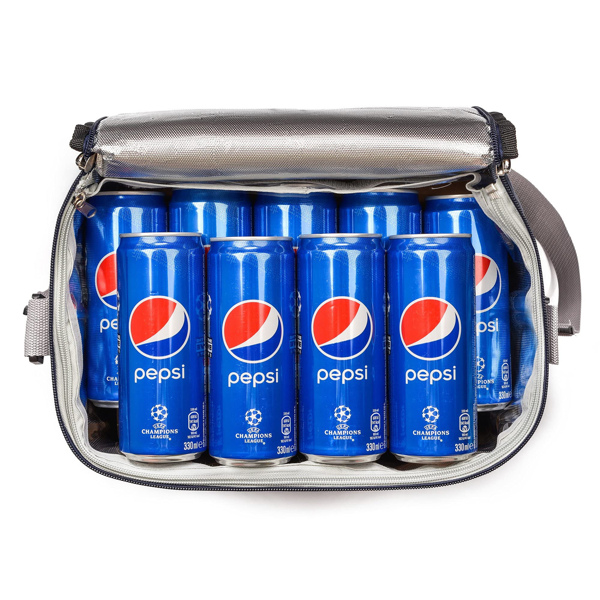 Zaino Frigo da 30L, Borsa Termica Grande Pieghevole per Alimenti e Bevande, Zaino Termico da