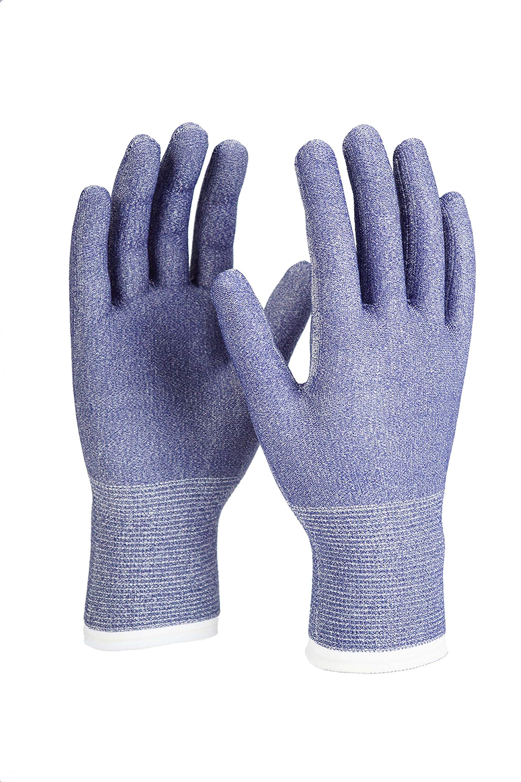 MaxiCut 58-917 - Guantes de protección anticortes (12 pares), color azul