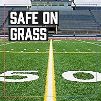 Vista 6 de Seymour Marcador de campo atlético de rayas 20-643, rojo, 18 onzas, el embalaje puede variar