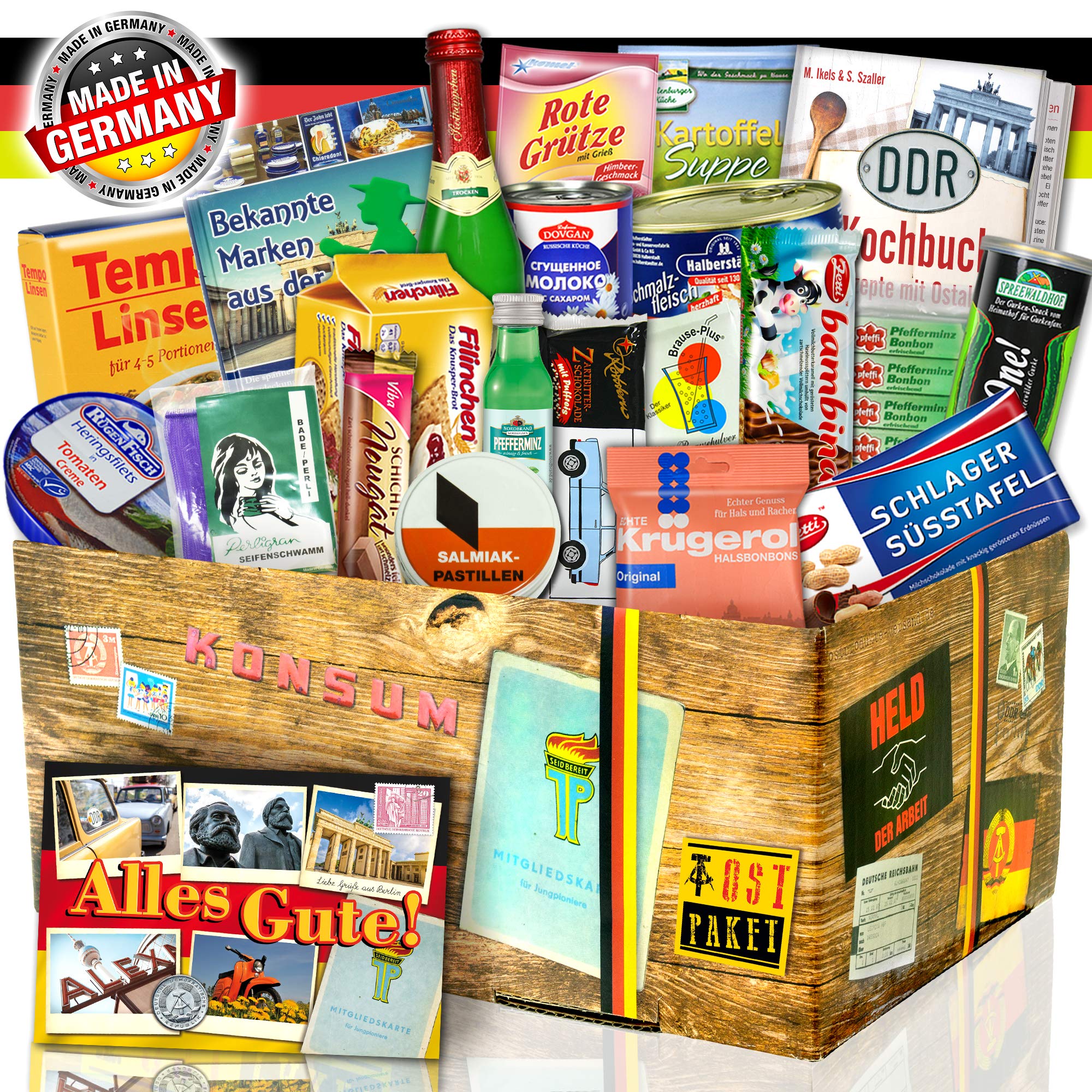 DDR SPEZIALITÄTEN BOX Geschenkidee DDR Waren