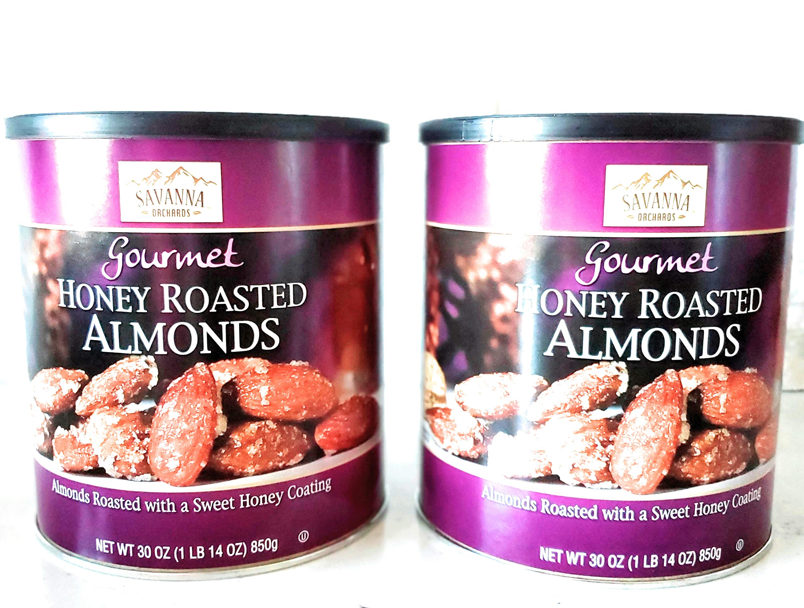 Savanna Orchards Gourmet Honey Roasted Almonds 30 oz