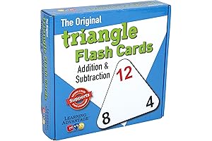 LEARNING ADVANTAGE Original Triangle Flash Cards: Essential Addition and Subtraction Practice