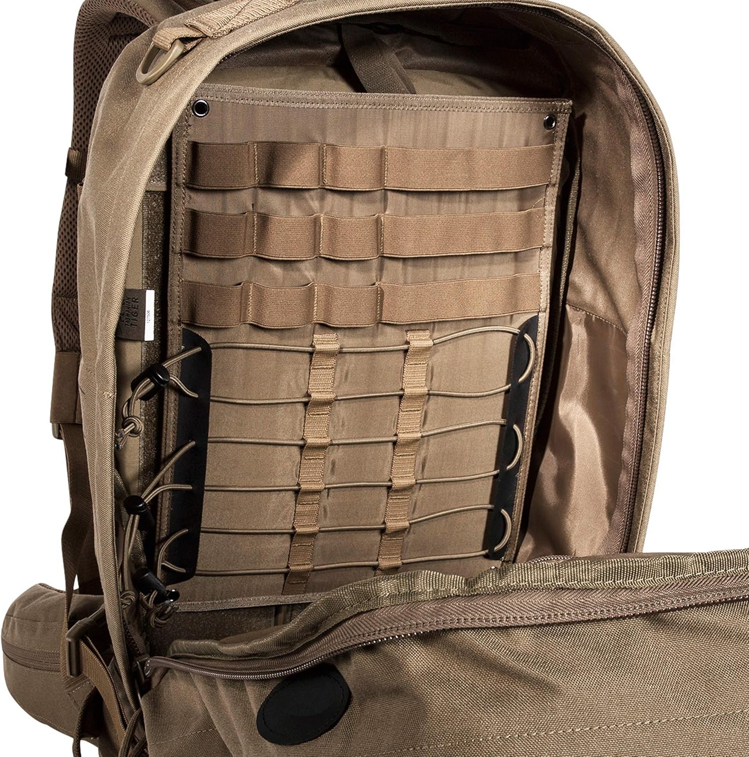 Tasmanian Tiger Mission Pack Mk II, 37L Combat Backpack with Laser Cut MOLLE System, YKK RC Zippers, Coyote