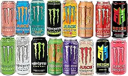 Kit Energético Sabores Variados, Mix de Bebidas Energéticas (6 Unidades)