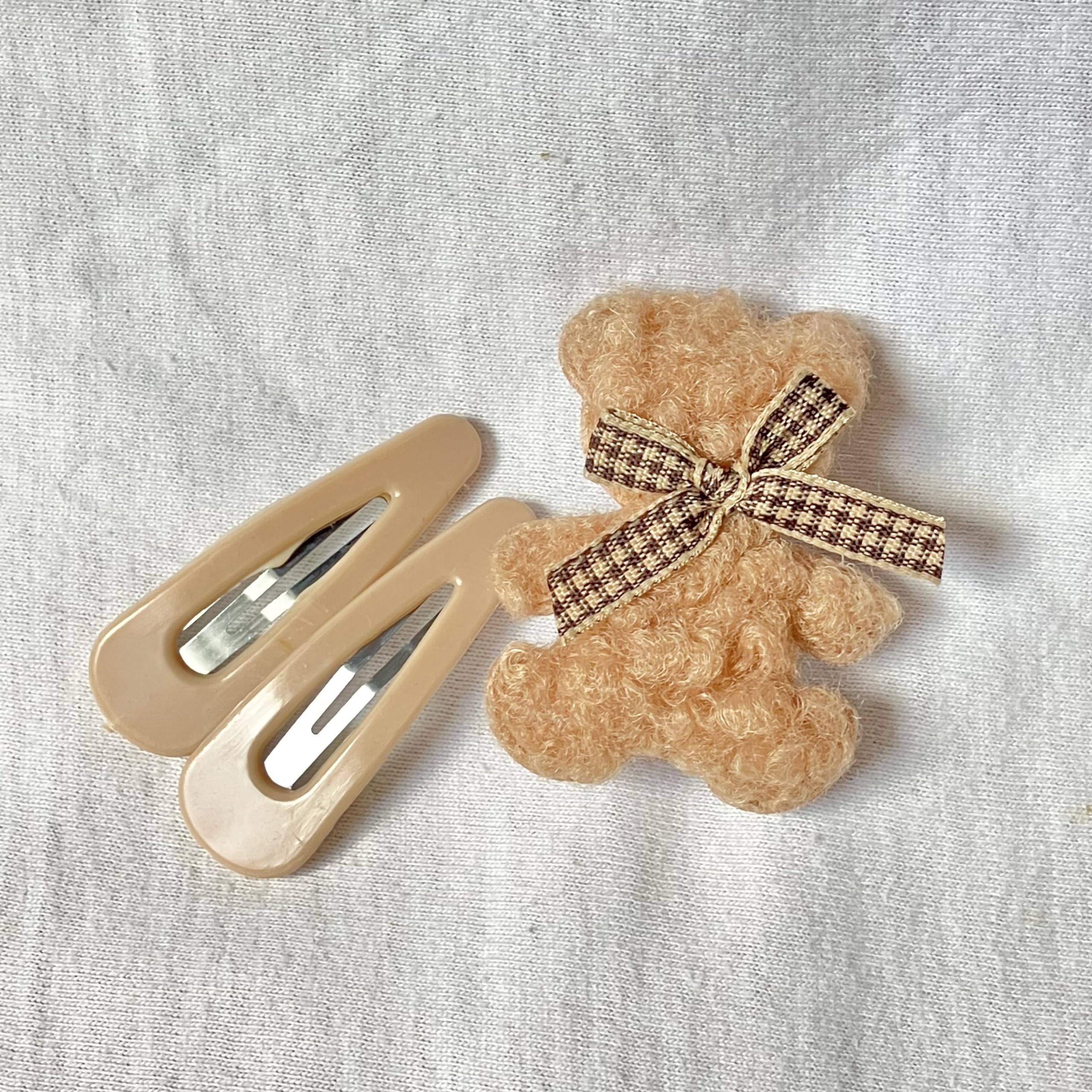 Amazon.co.jp: くまさんヘアクリップ ベアー キッズヘアアクセサリ