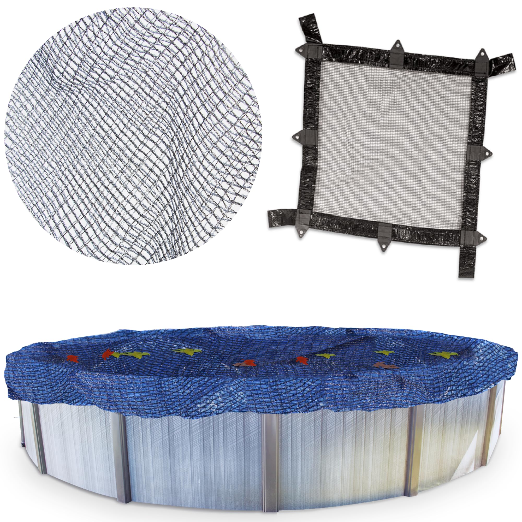 Filet à feuilles d'hiver Hydrotools pour protéger votre piscine ovale