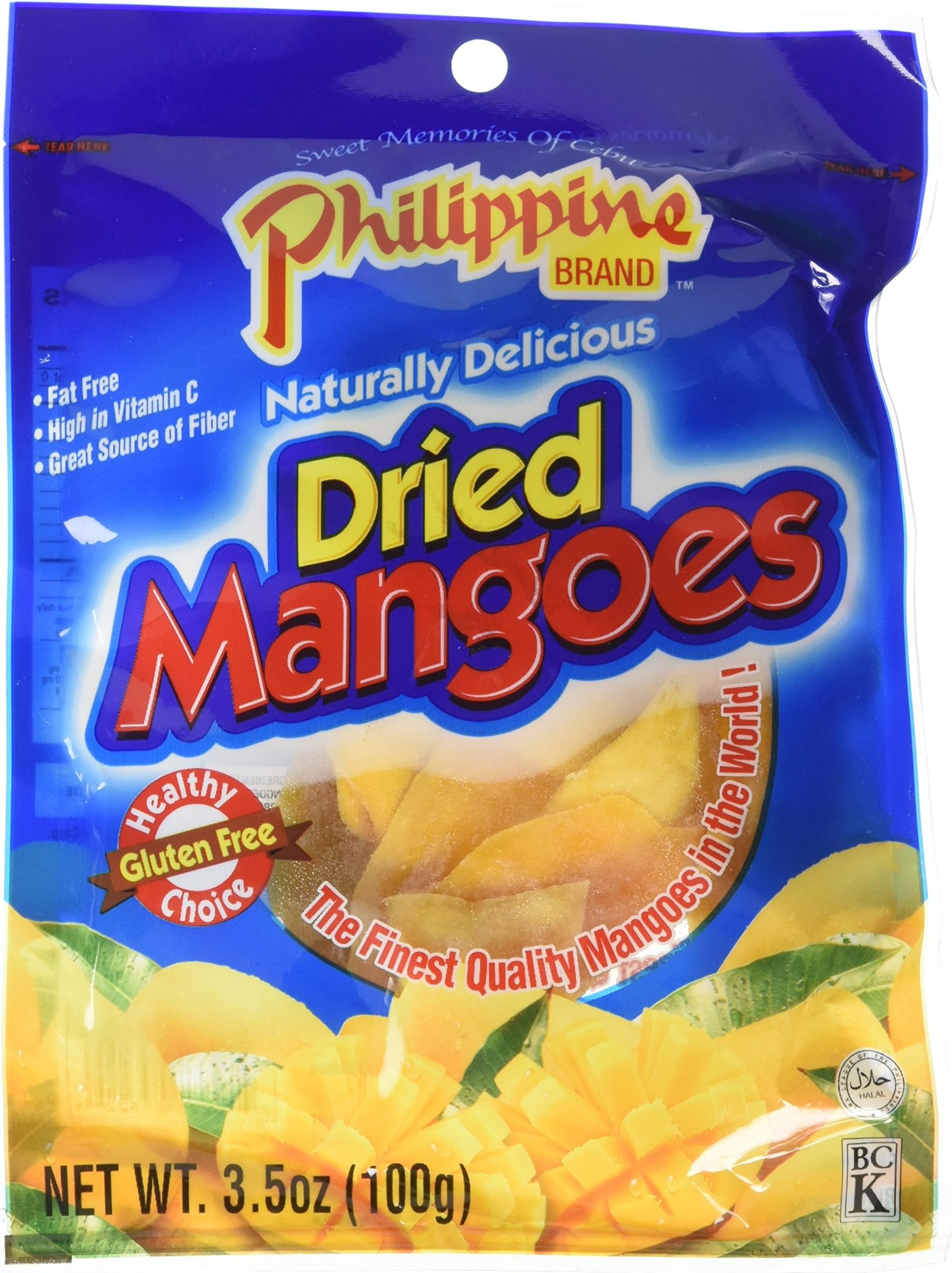 Philippine Brand Dried Mangoes, 3.53 oz (Pack of 2)