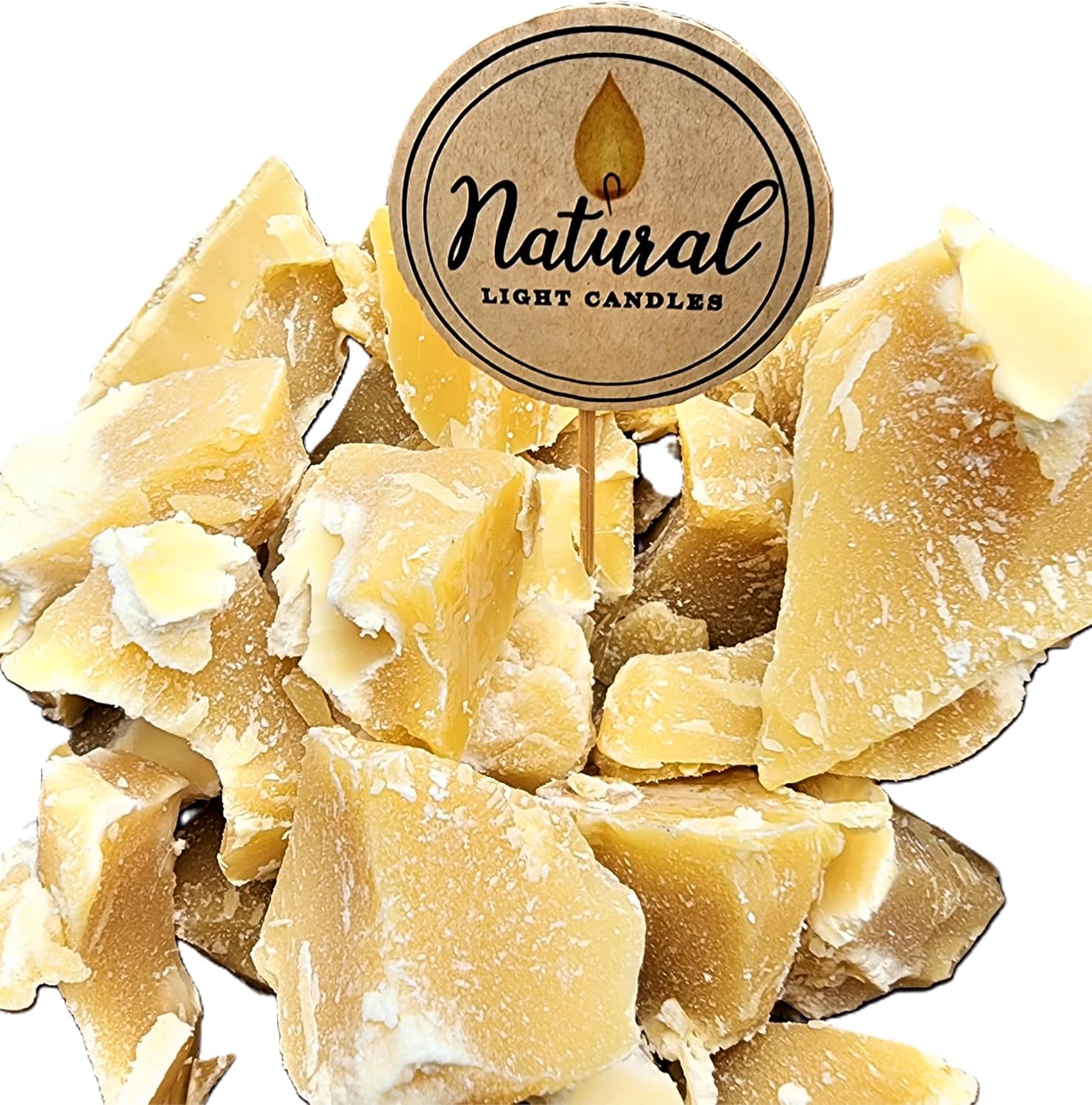 Beeswax Chunks Local Michigan Beeswax Uncooked, Filtered. (14 Ounce)