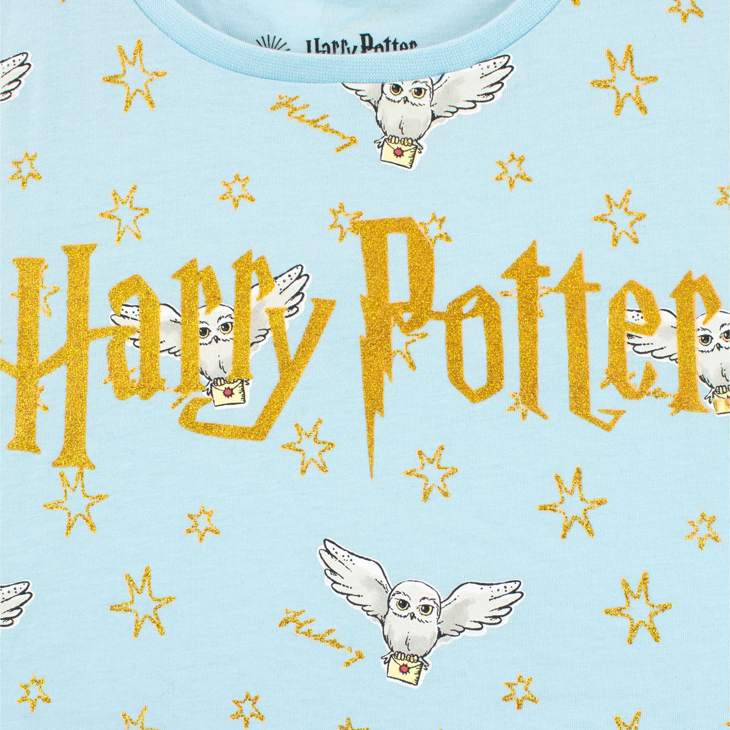 Harry Potter Koszulka dla Dziewczyn Hedwig 2 szt. Top z Krótkim Rękawem dla Dzieci Zestaw Dwóch