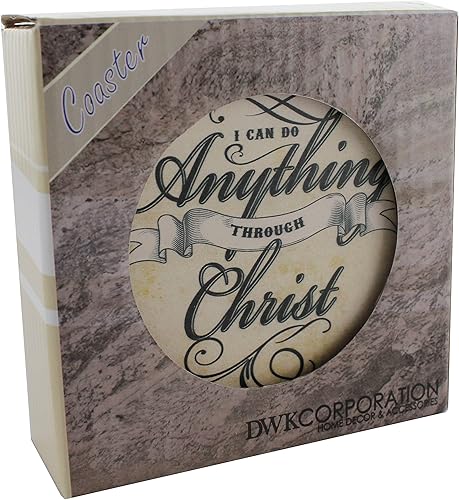 Miniatura 3 de Juego de 4 posavasos inspiradores con las Escrituras, versos alentadores para proteger tus muebles, regalos y decoración cristianos y espirituales