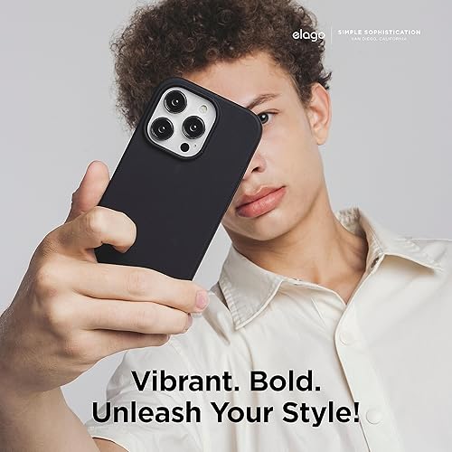 Miniatura 6 de elago Compatible con iPhone 15 Plus, funda de silicona líquida, funda protectora de cuerpo completo, a prueba de golpes, funda delgada para