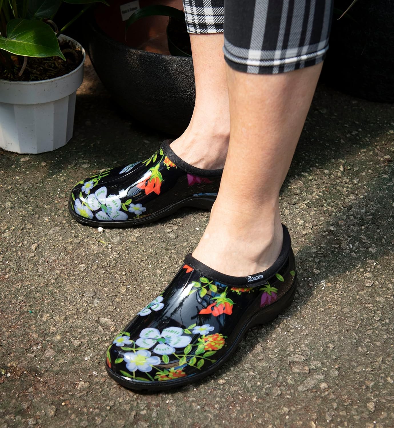Sloggers Original Waterproof Rain and Garden Shoe for Women– Outdoor Slip-On Garden Clog - Made in The USA with Premium Comfort Insole and Arch Support - Image 2