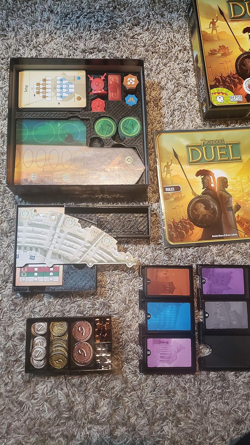 Insert for 7 Wonders Duel +Expansions (Pantheon and Agora)