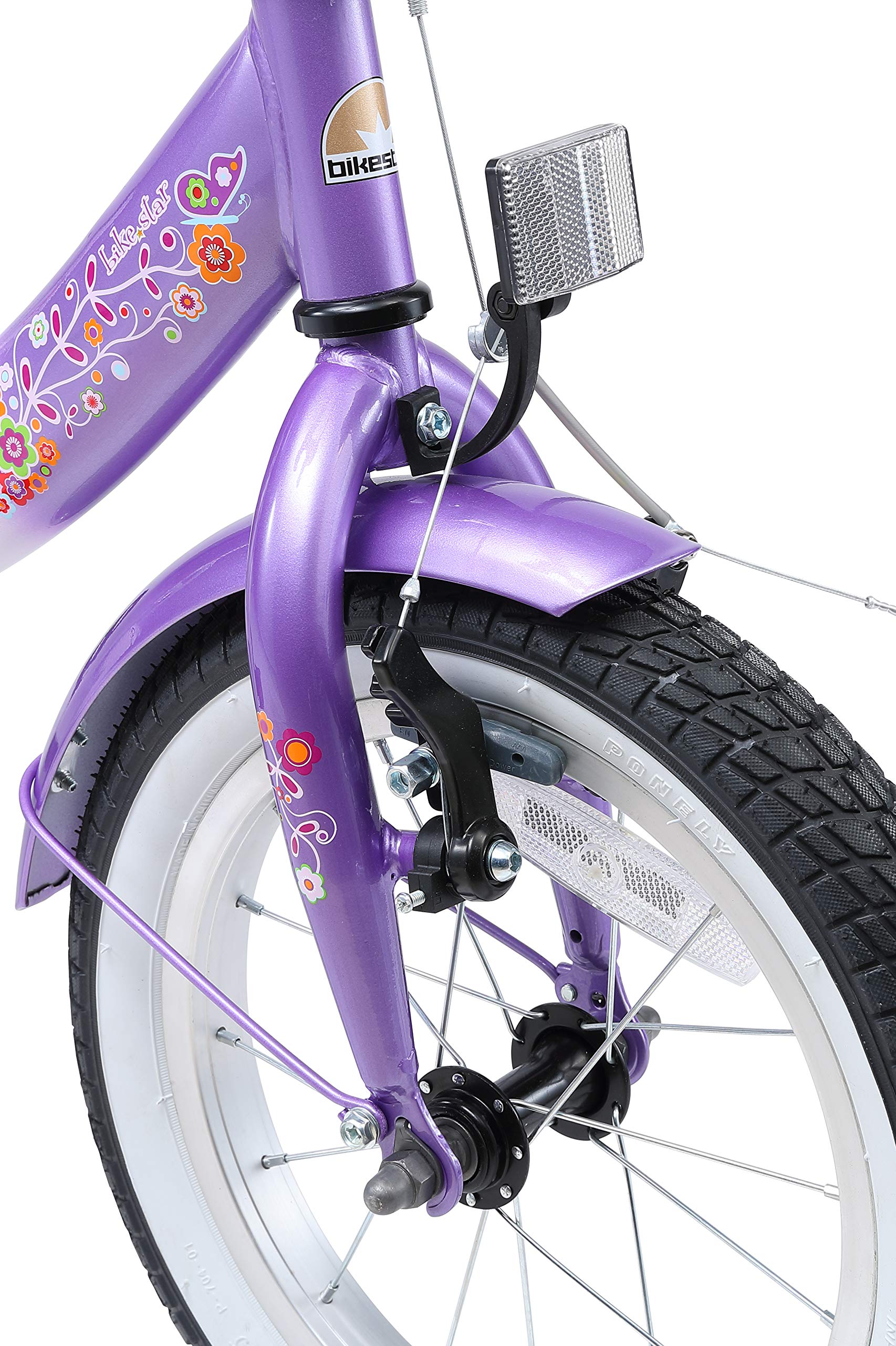 BIKESTAR Kinderfahrrad für Jungen und Mädchen ab 4 Jahre | 14 Zoll Kinderrad Classic | Fahrrad für Kinder | Risikofrei Testen