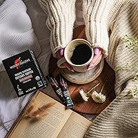 Vista 5 de Mount Hagen 25 paquetes de café instantáneo de una sola porción – Paquete de 2 Granos orgánicos de arábica de tostado medio Ecológicos, comercio