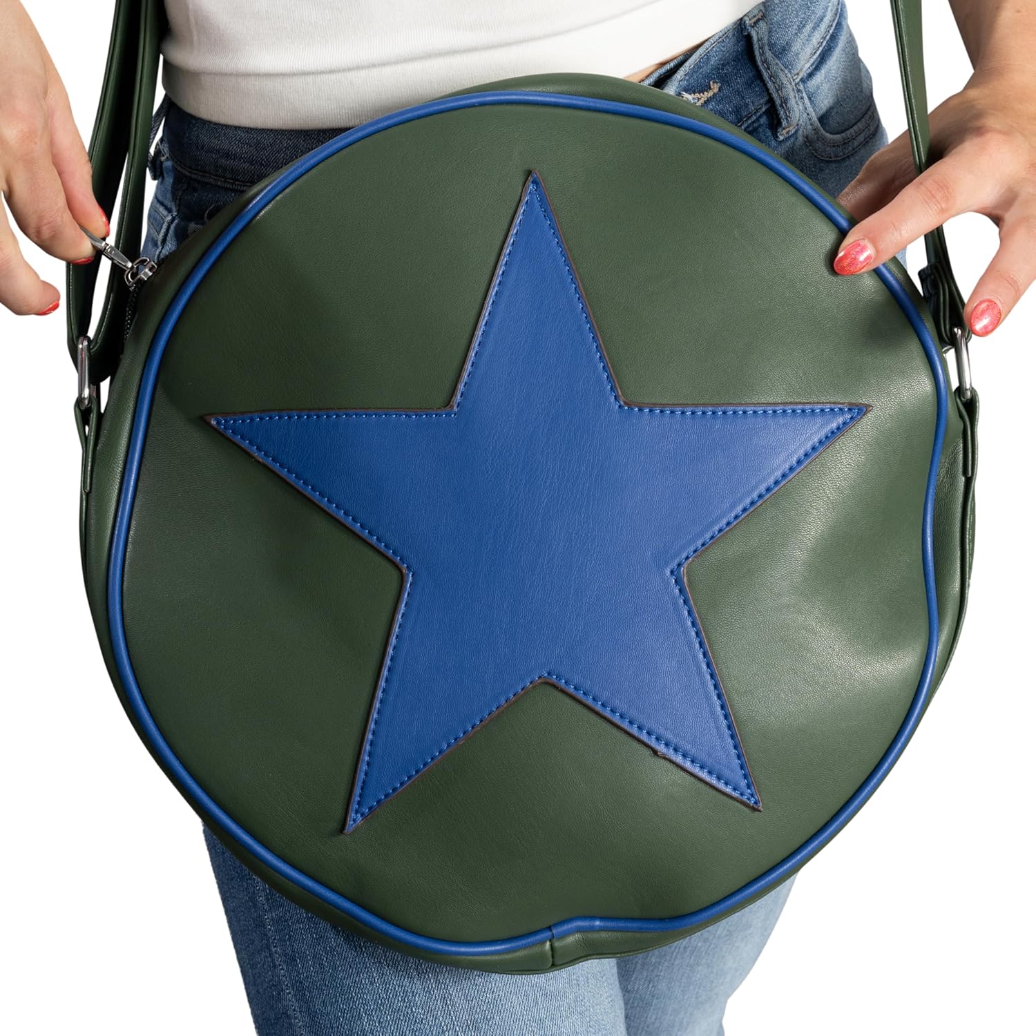 Scott Pilgrim vs. World Ramona Flowers Star Circle Cosplay Costume Messenger Bag