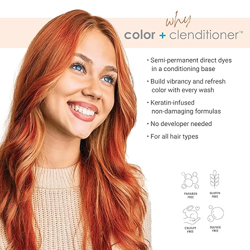 Miniatura 2 de Keracolor Clenditioner HONEY - Tinte semipermanente para depositar el color del cabello libre de crueldad