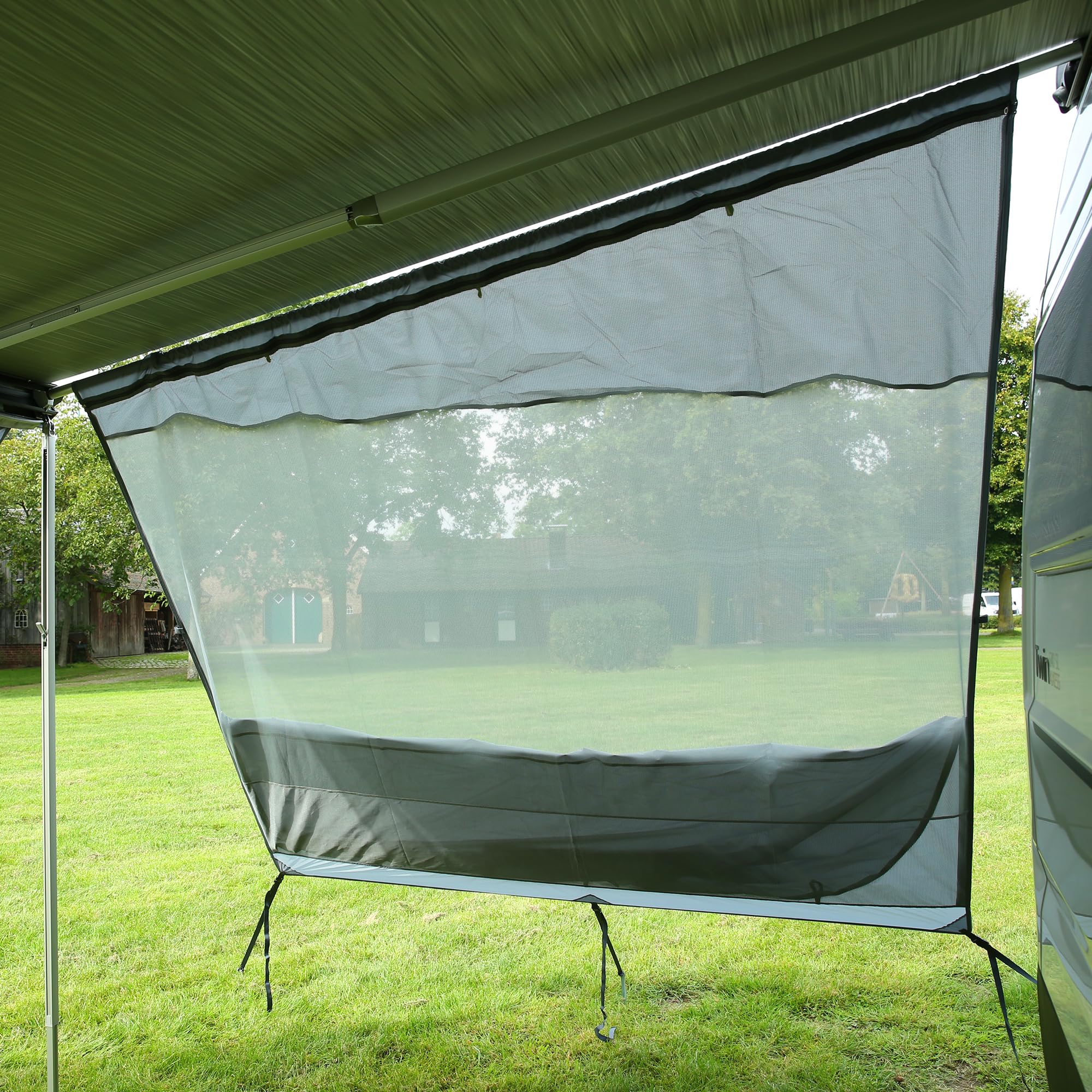 GEAR Sun & Rain Blocker Parete anteriore per tenda da sole, protezione UPF 50+, colonna d'acqua 3000 mm, 3 profili diametro 4,3, 6,2 e