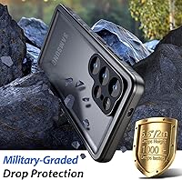 Vista 3 de SPORTLINK - Funda impermeable para Samsung Galaxy S25 Ultra, protector de pantalla integrado a prueba de golpes y polvo, cubierta protectora