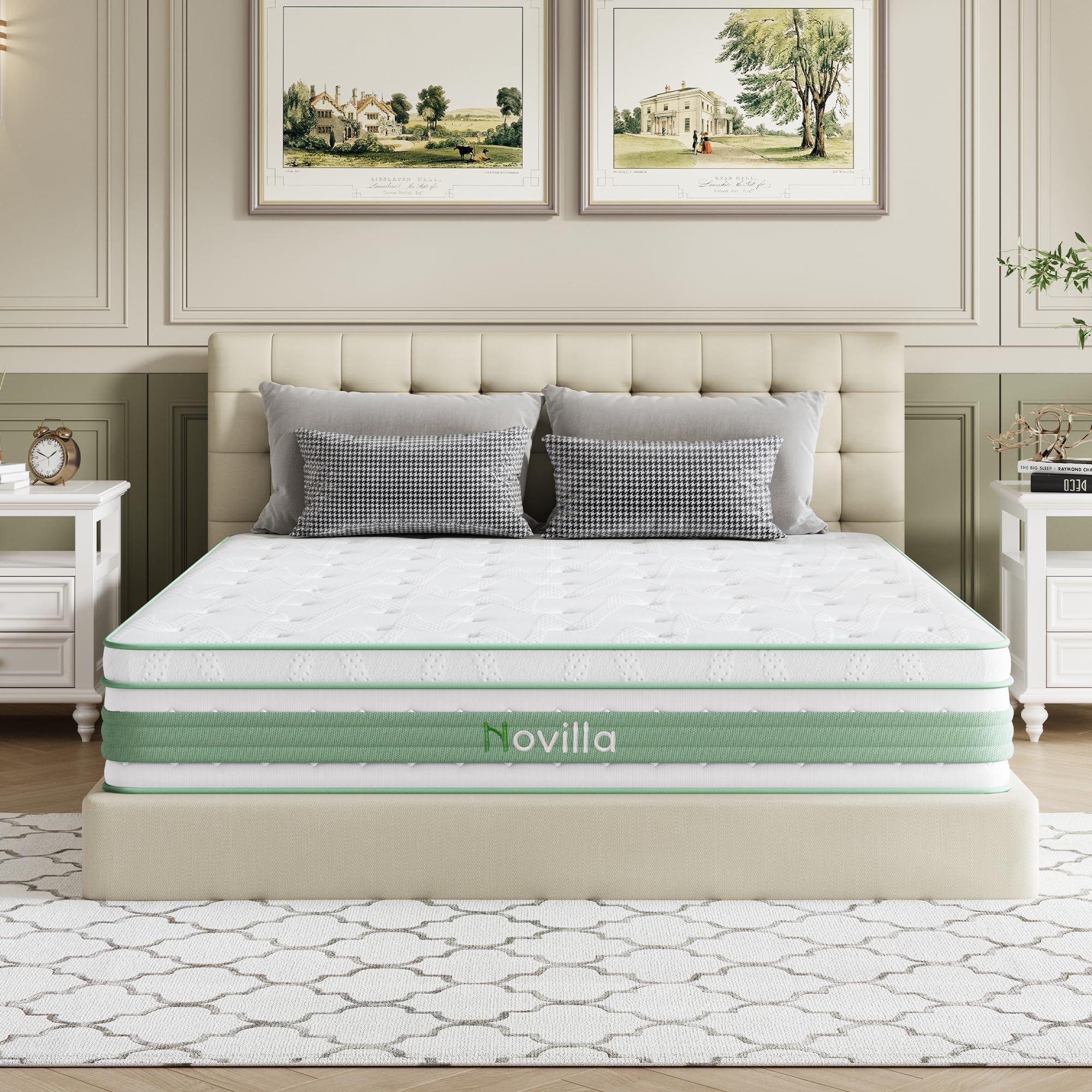 Amazon.com: Novilla Queen Mattress 14 Inch, Hybrid Mattress Queen