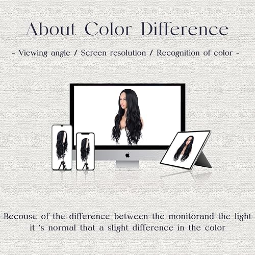 Miniatura 58 de Peluca larga rubia sucia para mujer, parte media, color rubio ceniza, rizada, ondulada, resistente al calor, pelo sintético de aspecto natural