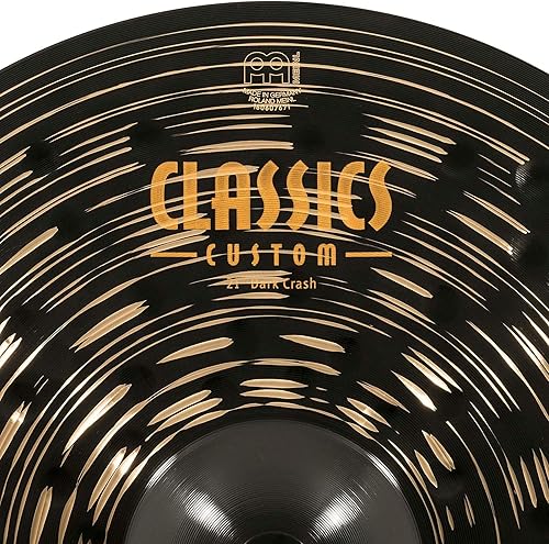 Vista 22 de Classics Custom Dark Thin 16" Crash Platillo para batería - Fabricado en Alemania - Bronce B12, 2 años de garantía