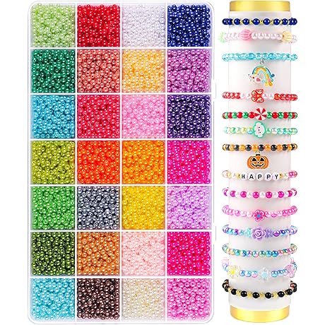 4 mm Pearl Beads: Crafting Enchantment for Jewelry Making