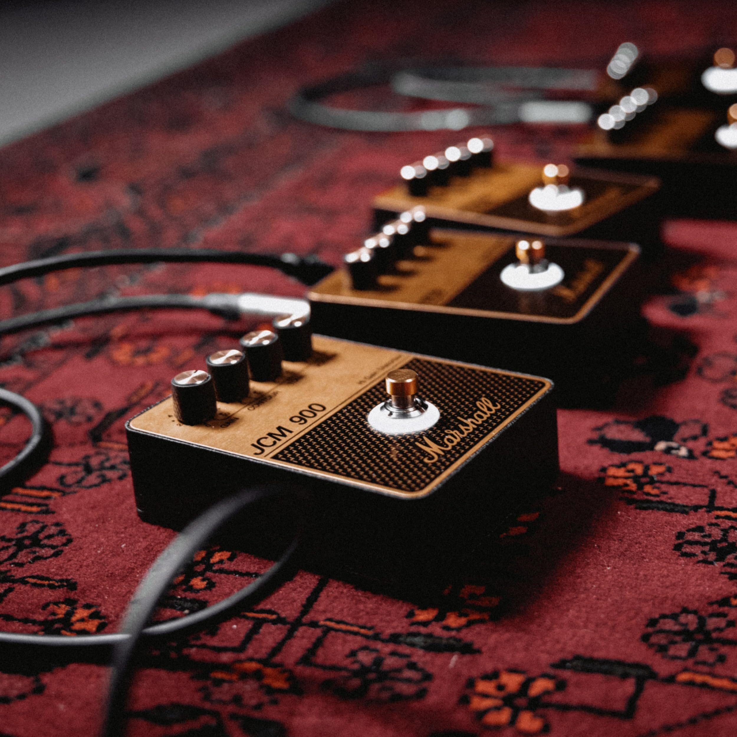 Marshall JCM900 Overdrive/Distortion Pedal - Black and Gold